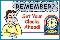 Don't forget to change your clock!