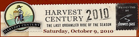 Harvest Century Bike Ride.