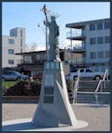 Statue of Liberty at Alki Beach.