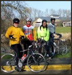 SBC Members cycling on the Green River Trail, Tukwila.