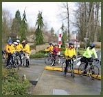 SBC Members cycling on the Lake Washington Trail.